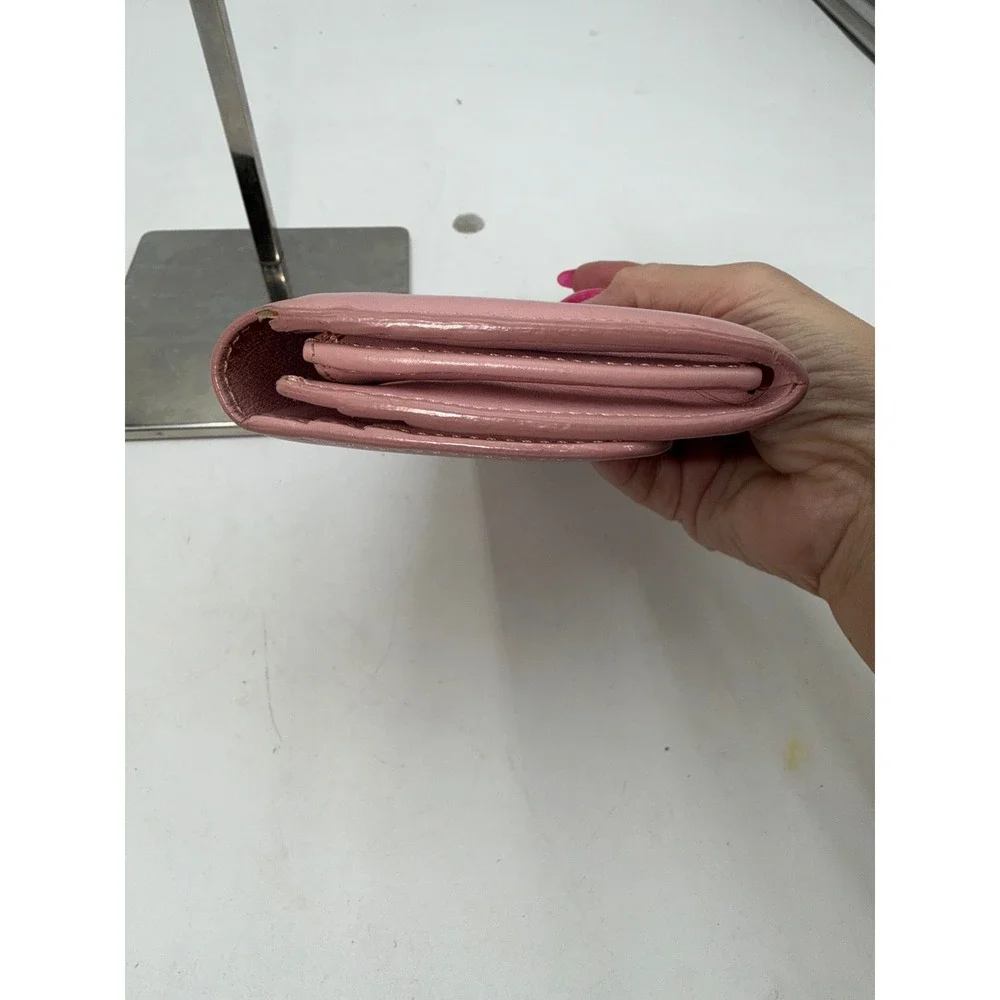 Fendi Vitello Century Hypnoteyed Pink Zippy Continental Wallet in Bubblegum - Picture 7 of 16